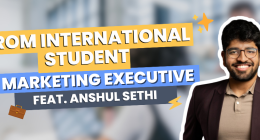 Meet Anshul: The international student who's now a marketing executive